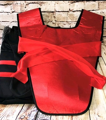 Costume completo ragazzo guerriero FIRE DRAGON NINJA Deluxe bambini M 8-10 Halloween - Foto 8 di 13