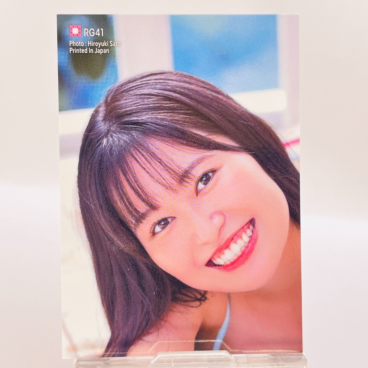 ☆本日修了　万力　① Ichika Miri 41 1st Trading Idle Card Hit's Photo 2022 Japan
