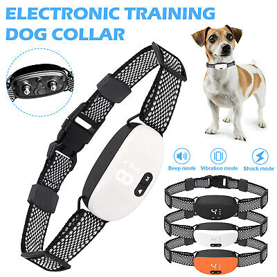 Dog Bark Collar Anti Barking Collar w 3 Training Modes Beep