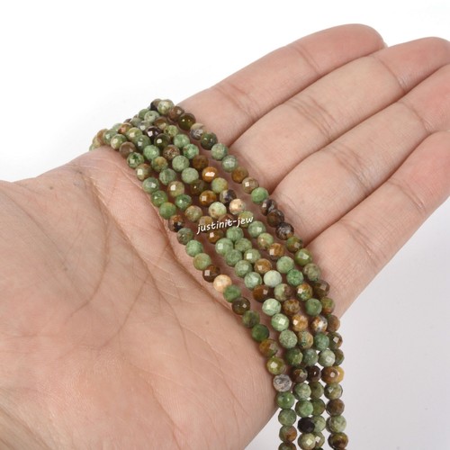 3.7mm to 4.7mm Faceted Gemstone Round Loose Bead DIY Jewelry Making Strand 15.5" - Picture 132 of 466