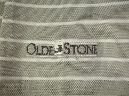 FootJoy Mens Short Sleeve Gray White Stripe Polo Golf Shirt XL - Picture 6 of 8