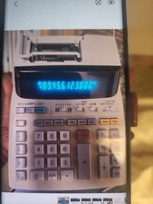 Sharp EL-1801V Printing Calculator