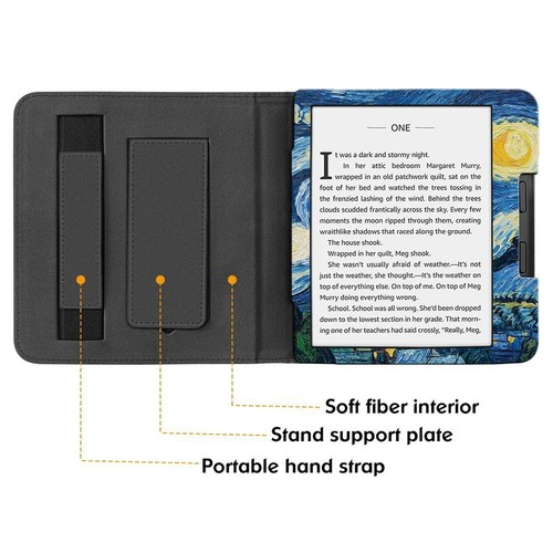 Hand Strap Smart Cover N418 Protective Shell for Rakuten Kobo Libra 2 - Picture 3 of 17