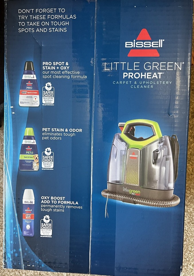BISSELL Little Green ProHeat Portable Carpet Cleaner 2513G NEW eBay