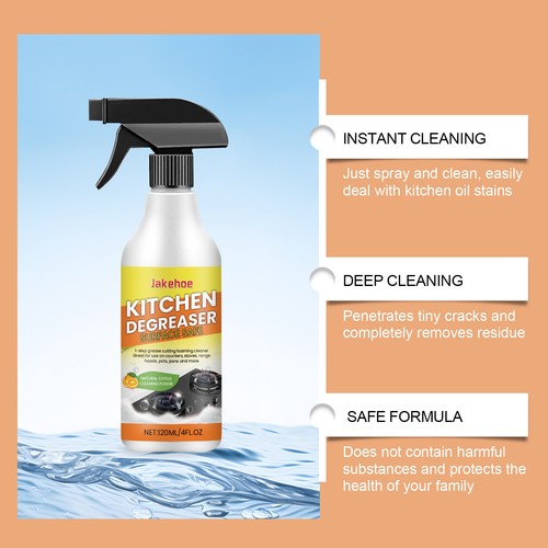 1~5 Pcs New Kitchen Degreasing Foam Cleaner, Heavy Duty Degreaser Cleaning Spray - Bild 3 von 14