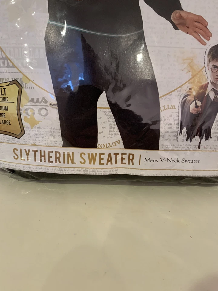 Disfraz Harry Potter Halloween Suéter y Corbata Cuello ADULTO Talla M Foto 4 de 4