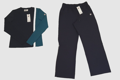 Fila Women's Strada Trackset Navy/Legion/Blue/Gardenia Size M - Picture 7 of 23