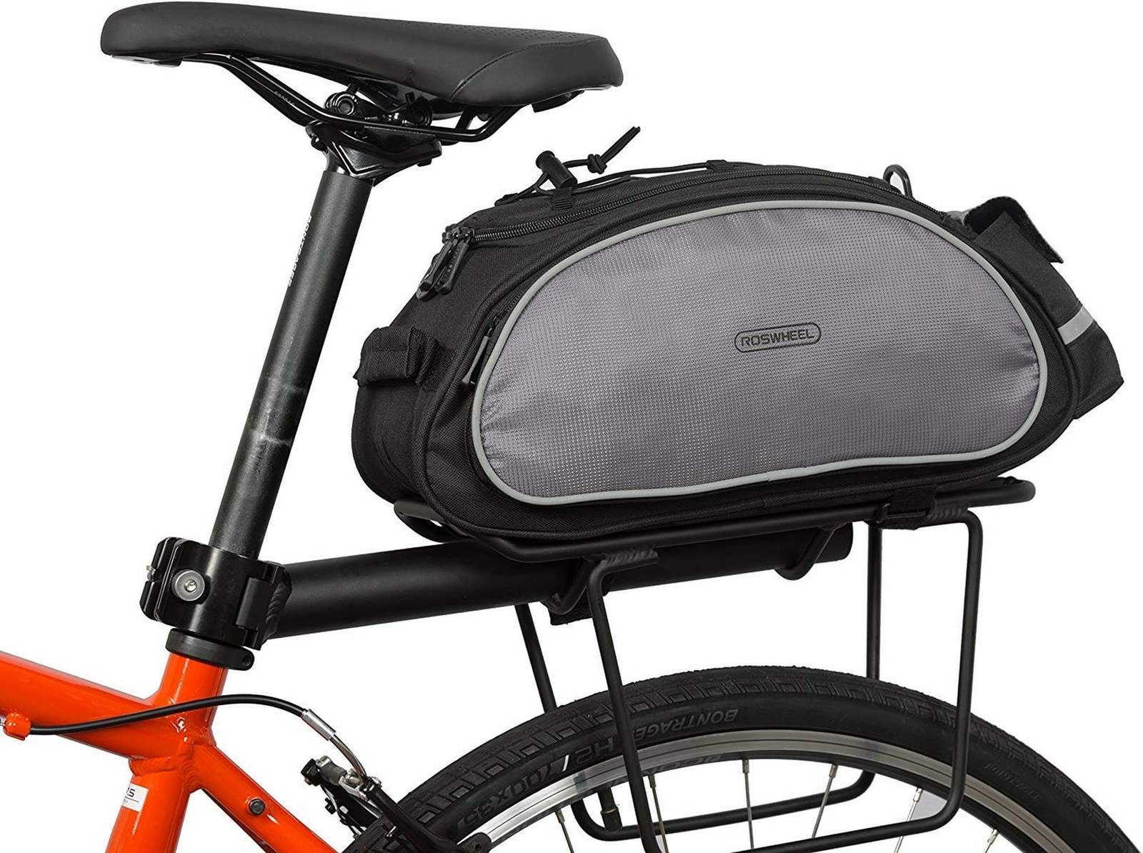 Details about / Bicycle Bag Multifunction Tail Rear Bag Saddle Cycling Basket Rack Shoulder /_H4