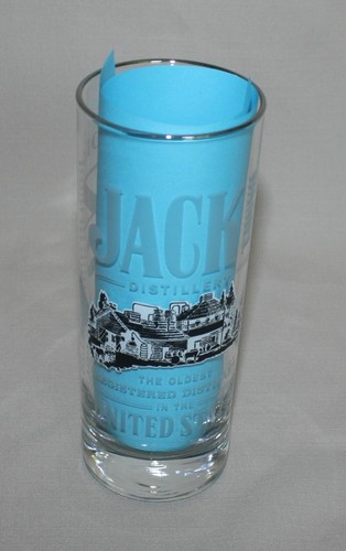 Jack Daniels Distillery Whiskey groß klar Longdrinkglas Tumbler Lynchburg TN - Bild 6 von 10