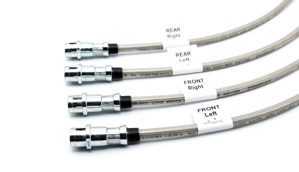 fits Porsche 911 (996) Carrera 3.4/3.6 1999-2004 - SAFEBRAKE Performance Braided — 第 3/4 张图片