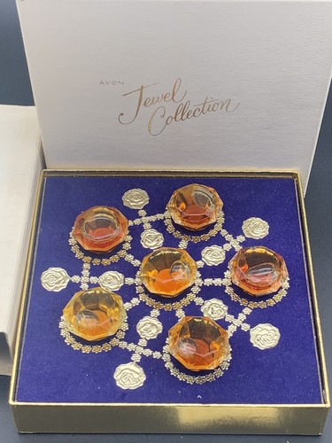 Vintage 1964 Avon Jewel Collection Perfume Oil - Set Of 6 Jars - Bild 4 von 5