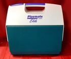 Vintage Retro PLAYMATE ELITE by IGLOO Cooler Swing Top Jade Purple White NWT