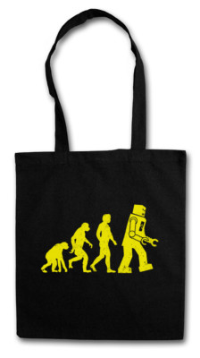 THE BIG BLACK ROBOT EVOLUTION BANG THEORY STOFFTASCHE Sheldon Nerd Cooper TV