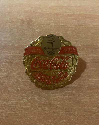 SYDNEY 2000 SUMMER GAMES OLYMPIC GAMES OFFICIAL PIN SPONSOR COCA COLA - Picture 3 of 4