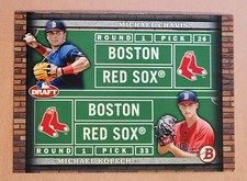 Michael Kopech Michael Chavis 2014 Bowman Draft Night Prospect Card #DD-CK