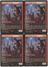 MTG Incorrigible Youths x4 Game Day Promo Shadows over Innistrad Uncommon NM/LP