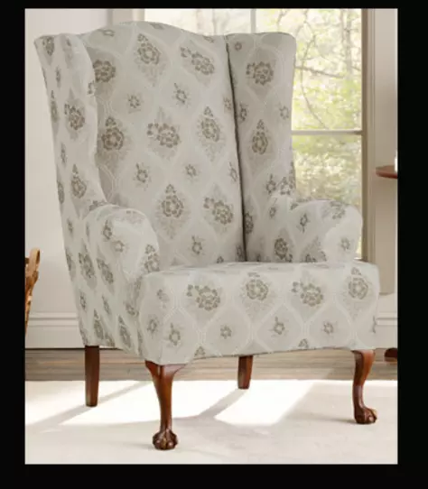 Surefit wingback chair covers hot sale