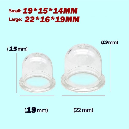 19mm/22mm Carburetor Primer Bulb for Homelite Echo Stihl Robi Zama Primer Poulan - Picture 4 of 12