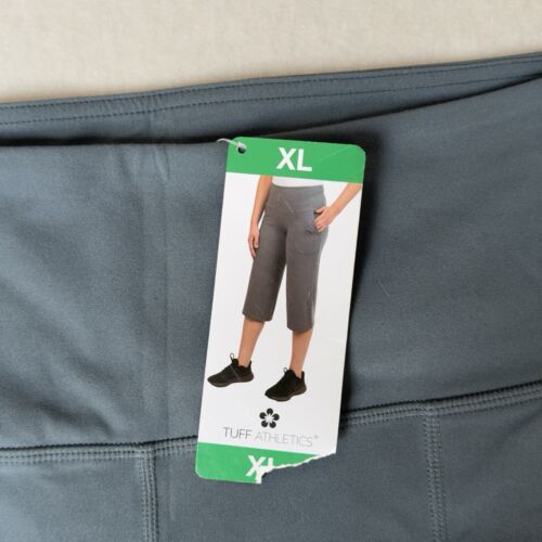 BRAND NEW - Tuff Athletics - Size XL - Vida Capri Leggings in Balsam Green - Picture 3 of 6