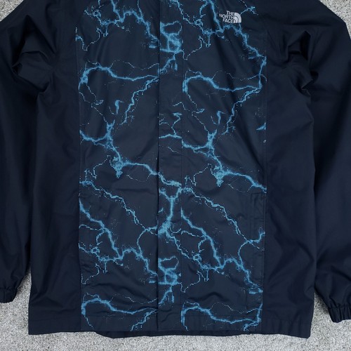 The North Face Jacket Boys XL 18/20 Black Blue Waterproof Full Zip Rain Coat - Picture 5 of 14