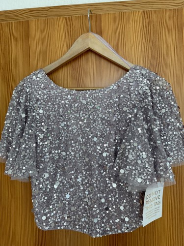 brautjungfernkleid lang in Flieder / Zweiteiler - Bild 2 von 9