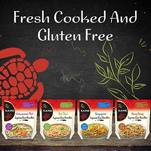Ka-Me glutenfreie Reisnudeln - Pad Thai Express Nudeln servierfertig Packung... - Bild 4 von 6
