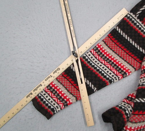 Vintage Valerie Stevens Sweater Women Large Petite Red Lambswool Rabbit Y2K - Picture 9 of 11