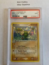 Pokemon 2005 EX Deoxys Breloom #3  Holo PSA 9 Mint