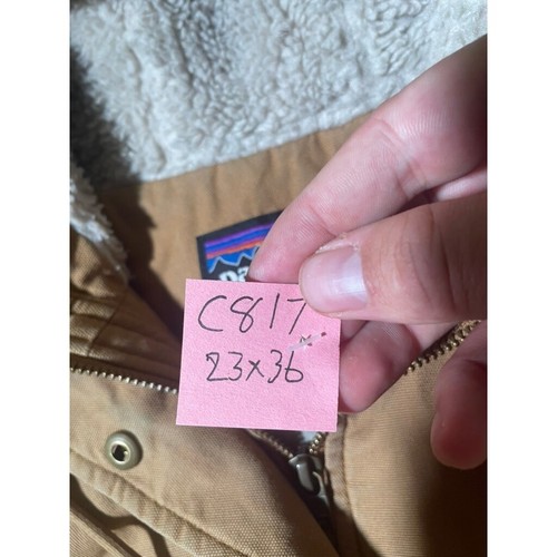 Patagonia Fleece gefütterter Parka Jacke mit Kapuze warm Wintermantel - Bild 8 von 12