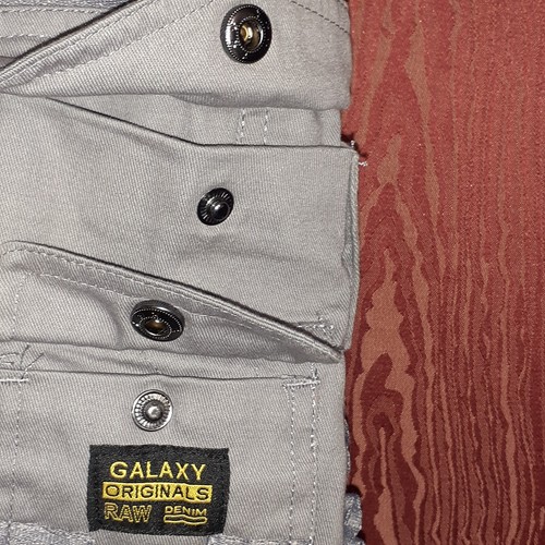 Galaxy Gray Belted Cargo Work Shorts Multi-Pocket Men's Size 34 NWT - Picture 8 of 12