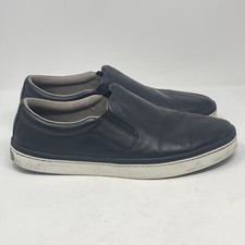 Cole Haan Falmouth Grand OS Shoes Mens 11 M Black Leather Slip On Loafer C14531