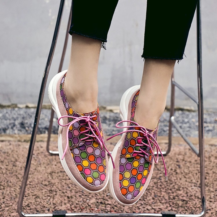 Mujeres causal Color Costura Con Cordones Tacón De Cuña Tenis Zapatos Deportivos Tenis Cuña Deportivas NW 48e900 Mujeres causal Color Costura Con Cordones Tacón De Cuña Tenis Zapatos Deportivos Tenis Cuña Deportivas NW 48e900