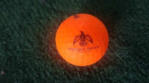 Logo Golfball - Circling Raven Golf Course - Worley Idaho