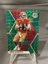 2020 Panini Mosaic - Mosaic Green Prizm #174 Jimmy Garoppolo