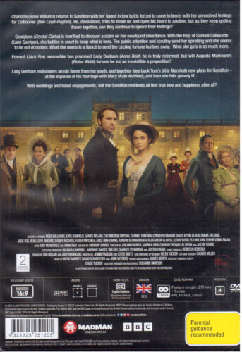 Sanditon Season 3 DVD NEW Region 4 - Picture 2 of 2