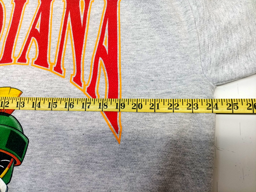 Felpa vintage 1993 INDIANA Warner Bros Marvin The Martian taglia LG/XL OTTIME CONDIZIONI - Foto 5 di 5