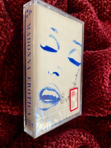 MADONNA MINT SEALED EROTICA CASSETTE TAPE ALBUM PROMO IMPORT STICKER MUSIC K7 LP - Picture 3 of 11