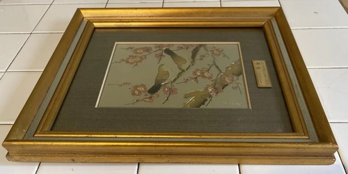 Dynasty Gallery Art Chokin Plum And Bird Gold Silver & Copper LTD Edition - Picture 11 of 12
