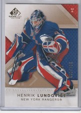 2007-08 UD SP Henrik Lundqvist #36, 68/100 New York Rangers Mint