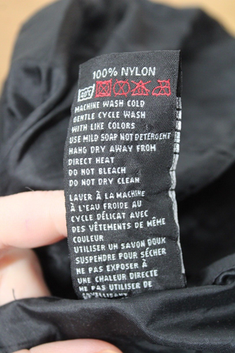 Sierra Designs L Black Hooded Nylon Rain Jacket - Picture 10 of 10