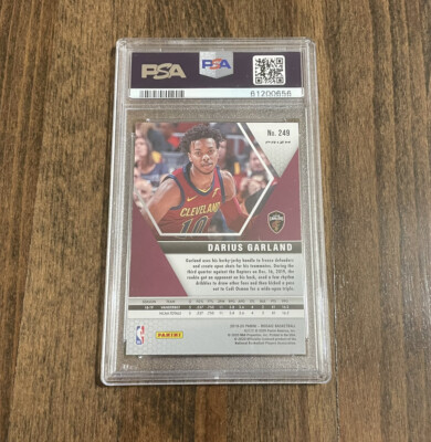 Darius Garland 2019 Panini Mosaic REACTIVE BLUE 249 PSA 9 RC