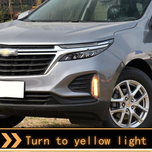 LED Daytime Running Light Turn Indicator Fog Lamp Bumper For Chevrolet Equinox - Picture 10 of 11