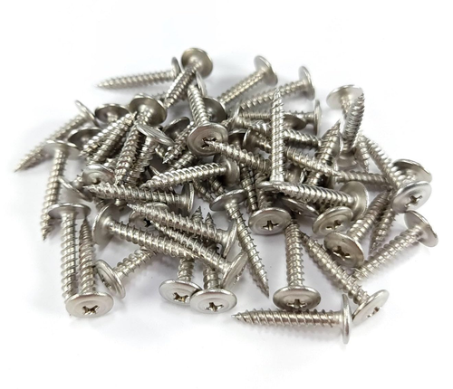 50 Qty #8 X 1" 304 Acero Inoxidable Phillips Cabeza de armadura Modificada Tornillos de madera (BCP) - Imagen 2 de 7