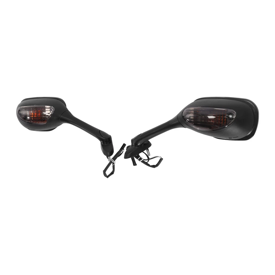 Espelhos retrovisores laterais com sinais de seta adequados para Suzuki GSXR600 GSXR750 2006-2025 - Imagem 3 de 4