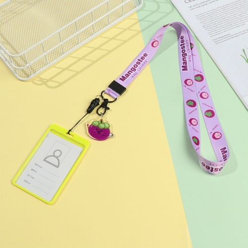 Lariat Lanyard Phone Strap Lanyard Cute Fruit Lanyard Keychain Wrist Rope - Photo 7 sur 25