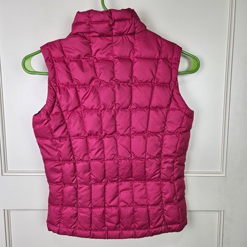 Marmot Girls Down Puffer Quilted Vest Jacket Youth Size: S Pink Full Zip Ski - Picture 2 of 3