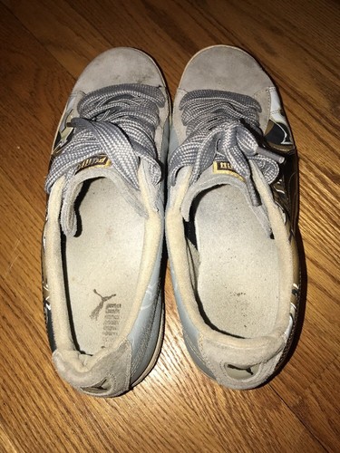 PUMA Heritage Suede Basket 80 Original Graffiti Retro Multi Gray Men Shoes 11 # - Picture 5 of 7