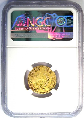 1813 Italy Naples & Sicily Gold 20 Lire Coin 20L - Certified NGC AU Details - Picture 3 of 6
