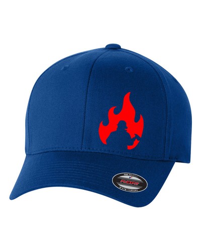 SOMBRERO FLEXFIT BILLETE CURVO CON LLAMA DE FIREMAN *ENVÍO EN CAJA* - Imagen 4 de 13
