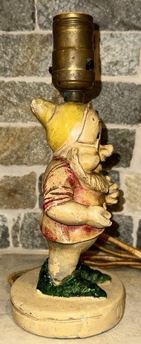 Vintage 1938 WALT DISNEY Ent. schneewittchen 7 Zwerge DOC Lampe. mode ware. Rarität. - Bild 8 von 18